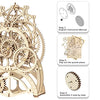 ROKR 3D Wooden Mechanical Pendulum Clock Puzzle,Mechanical Gears Toy Building Set,Family Wooden Craft KIT Supplies-Best Birthday Gifts for Kids Adults to Build