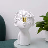 Notakia Home Decor Statues Sculptures Decoration Resin Figure Gift (White 2pcs)