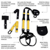 TRX PRO3 Suspension Trainer System, Design & Durability for Cross-Training, Weight Training, HIIT Training & Cardio, Includes 3 Anchor Solutions for Indoor & Outdoor Home Gyms