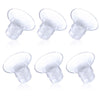 Juome 6Pcs Flange Inserts 17mm Compatible with Momcozy Wearable Breast Pump S12 Pro/S9 Pro/S12/S9, for TSRETE/Spectra/Medela 24mm Shields/Flanges, Reduce 24mm Tunnel Down to 17mm