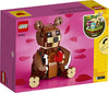 LEGO Valentines Brown Bear 40462 Building Kit (245 Pieces)