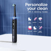 Oral-B iO Series 8 Electric Toothbrush with 2 Replacement Brush Heads and Travel Case, Rechargeable Toothbrush, Black Onyx