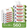 Huggies Natural Care Sensitive Baby Wipes, Unscented, Hypoallergenic, 99% Purified Water, 10 Flip-Top Packs (560 Wipes Total)