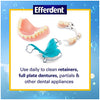 Efferdent Retainer Cleaning Tablets, 3 Month Supply of Denture Cleaning Tablets for Dental Appliances, Overnight Whitening, 90 Tablets