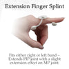 lmb spring finger extension splint, assists in extending pip joint with a slight extension effect on the mp joint, size d used-like new