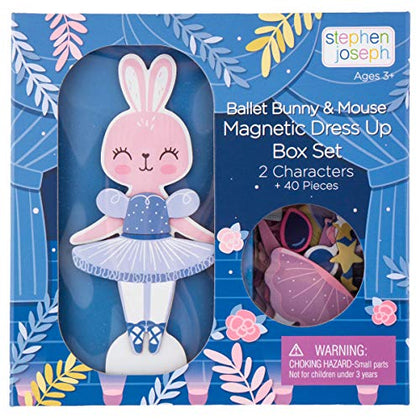 Stephen Joseph, Magnetic Dress Up Doll Bunny and Mouse