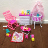 Gloria Dollhouse Furniture - Baby Home Nursery Playset