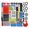 KonHaovF 182PCS Gear and Axle Set for Technic Parts Compatible with Major Brand Technic Parts, DIY Gears Assortment Pack(Liftarm, Pins, Axles, Connectors) for Technic Building Blocks Set