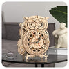 RoWood 3D Puzzles for Adults, Wooden Model Kits for Adults to Build, Birthday Gift for Adults & Teens (161 PCS)- Owl Clock