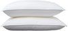 Amazon Basics Down Alternative Pillows, Soft Density For Stomach and Back Sleepers, Standard, Pack of 2, White, 26 in L x 20 in W