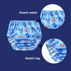 BISENKID 6 Packs Waterproof Plastic Pants for Toddlers for Plastic Pants Good Elastic Plastic Potty Training Covers for Plastic Training Pants for Toddlers Boys 2t