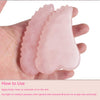 Gua Sha Facial Tool Comb Edge Gua Sha Tool Guasha Scraping Tool Rose Quartz Gua Sha Comb Gua Sha Scraping Massage Tool Guasha Board for SPA Acupuncture Therapy Unique Comb Edge Gua Sha Board (Heart)