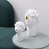 Notakia Home Decor Statues Sculptures Decoration Resin Figure Gift (White 2pcs)