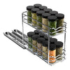 HOLDN STORAGE Spice Rack Organizer for Cabinet, Heavy Duty - Pull Out Spice Rack 5 Year Warranty - Spice Organization 4