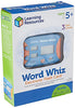 Learning Resources Word Whiz Electronic Flash Card, Handheld Word Games, Word Building Game for Kids, Electronic Learning Games, Ages 5+