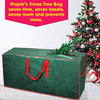 Propik Christmas Tree Storage Bag | Fits Up to 9 Ft. Tall Disassembled Tree | 65 X 15 X 30 Holiday Tree Storage Case | Xmas Storage Container with Handles and Sleek Zipper (Green)