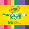 Crayola Construction Paper, 96 Sheets