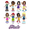 LEGO Friends Girl Female Male Minifigures - Lot of 6 Random Figures (No Duplicates)