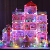 Huge Doll House Dollhouse with Light, Gift for Girls