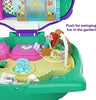 Polly Pocket Playset, Outdoor Toy with 2 Micro Dolls & Surprise Accessories, Pocket World Lil Ladybug Garden Compact