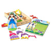 Melissa & Doug Princess & Horse Magnetic Dress-Up Wooden Dolls Pretend Play Set (35 pcs)