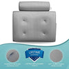 Everlasting Comfort Luxury Bath Pillow - Head, Neck, Back Support Cushion for Bathtub, Spa, Soaking