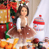 sweet dolly 18 Inches Doll Clothes Christmas Deer Costume Tutu Dress fits 18 Inch Doll