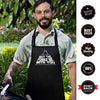 Nomsum Aprons for Men | May The Forks Be With You | Premium Quality Funny Aprons | Best for BBQ, Grilling and Cooking | Grill and BBQ Accessories | Chef Kitchen Grilling Apron | One Size Fits All