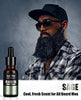 ISNER MILE 5 Pack Beard Oil Set Leave in Conditioner Cedarwood Sandalwood Sage Sweet Orange for Men Mustaches Soften Moisturizing Strength Stocking Stuffers Gifts for Him Man Dad Father Boyfriend