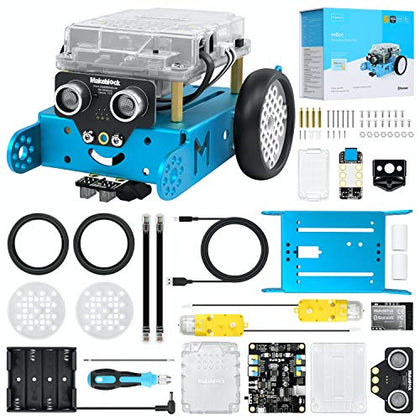 Makeblock mBot Robot Kit, STEM Projects for Kids Ages 8-12 Learn to Code with Scratch Arduino, Robot Kit for Kids, STEM Toys for Kids, Computer Programming for Beginners Gift for Boys and Girls 8+