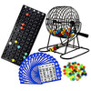 Regal Bingo - Deluxe Bingo Set - Includes 6 Inch Bingo Cage, Master Board, 18 Mixed Cards, 75 Calling Balls, Colorful Chips - Ideal for Large Groups, Parties