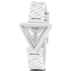 GUESS Ladies 34mm Watch - White Strap White Dial White Case