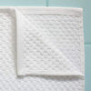 COTTON CRAFT- Euro Spa Set of 2 Luxury Waffle Weave Bath Sheets, Oversized Pure Ringspun Cotton, 35 inch x 70 inch, White