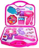 nv12 collections make-up beauty set with hair dresser & accessories toy for girls, pink