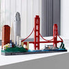 LEGO Architecture Skyline Collection 21043 San Francisco Building Kit Includes Alcatraz Model, Golden Gate Bridge and Other San Francisco Architectural Landmarks (565 Pieces)