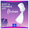 Always Radiant Feminine Pads for Women, Size 4 Overnight Pads, With Flexfoam, with Wings, Light Clean Scent, 20 Count x 3 Packs (60 Count Total)