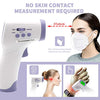 Anthsania Forehead Thermometer for Adults and Kids, Touchless Infrared Thermometer with LCD Display and Instant Readings