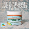 Raise Them Well Natural Belly Balm For Pregnancy - Stretch Mark Oil for Pregnant Women Made With Magnesium Oil, Aloe Vera, Jojoba Coconut and Lavender Oil & Beeswax