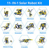 OUTOGO STEM Projects 11-in-1 Solar Robot Toy for Kids Ages 8-12, Science Kits Educational Robotics to Build, Christmas Birthday Gifts for 8 9 10 11 12 13 14 Year Old Boys Girls Teens.