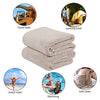 KinHwa Microfiber Bath Towel Large Bathroom Towel Absorbent Shower Towels Soft Bath Towels Large Size for Women Men Ideal for Spa, Swimming, Pool Beige 2 Pack 30inch x 60inch