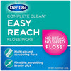 DenTek Complete Clean Easy Reach Floss Picks, No Break & No Shred Floss, 75 Count