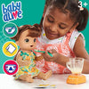 Baby Alive Magical Mixer Baby Doll Tropical Treat with Blender Accessories, Drinks, Wets, Eats, Brown Hair Toy for Kids Ages 3 and Up