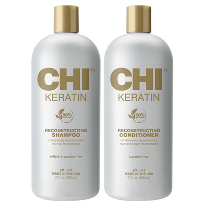 CHI Moisturize It Duo Keratin Shampoo & Conditioner, 32oz