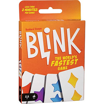 Mattel Games Reinhard Staupe's BLINK Family Card Game, Travel-Friendly, with 60 Cards and Instructions, Makes a Great Gift for 7 Year Olds and Up