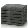 Simpli-Magic 79405 Bath Towels, 25x50, Gray, 6 Pack