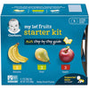 Gerber My 1st Fruits Starter Kit, Banana, Pear & Apple Puree, 2 Ounce Tubs, 2-Pack (Set of 6)