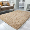 Ompaa Fluffy Rug, Super Soft Fuzzy Area Rugs for Bedroom Living Room - 3' x 5' Large Plush Furry Shag Rug - Kids Playroom Nursery Classroom Dining Room Decor Floor Carpet, Beige