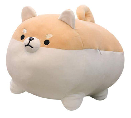 Auspicious Shiba Inu Stuffed Animal Plush - 15.7'' Cute Dog Pillow and Toy, Soft Anime Kawaii Gifts for Boys and Girls