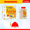 PuzzleWorx Jigsaw Puzzle Glue, Easy-On Applicator Pack of 2, Non Toxic Clear Glue for 1000/1500/2000 Piece Puzzles 4.2 oz Each Bottle (Total 8.4)