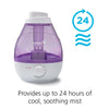 Safety 1st 360 Degree Cool Mist Ultrasonic Humidifier, Purple, Purple